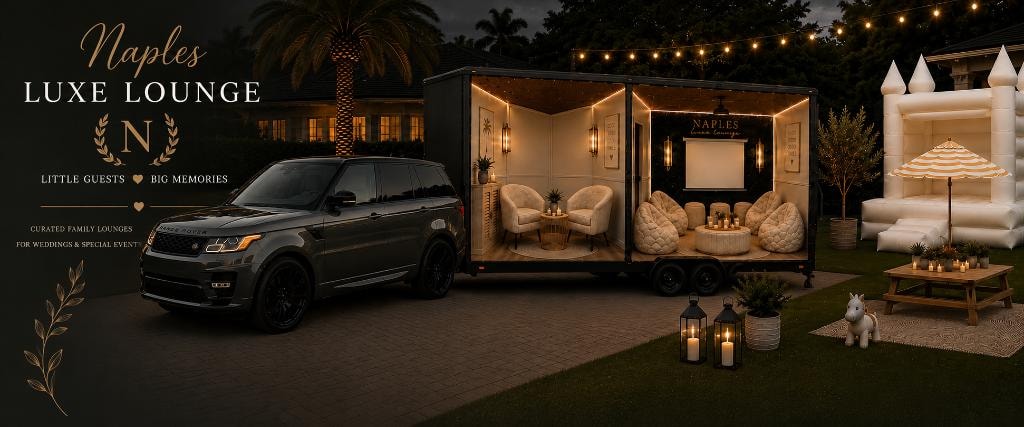 Naples Luxe Lounge outdoor setup